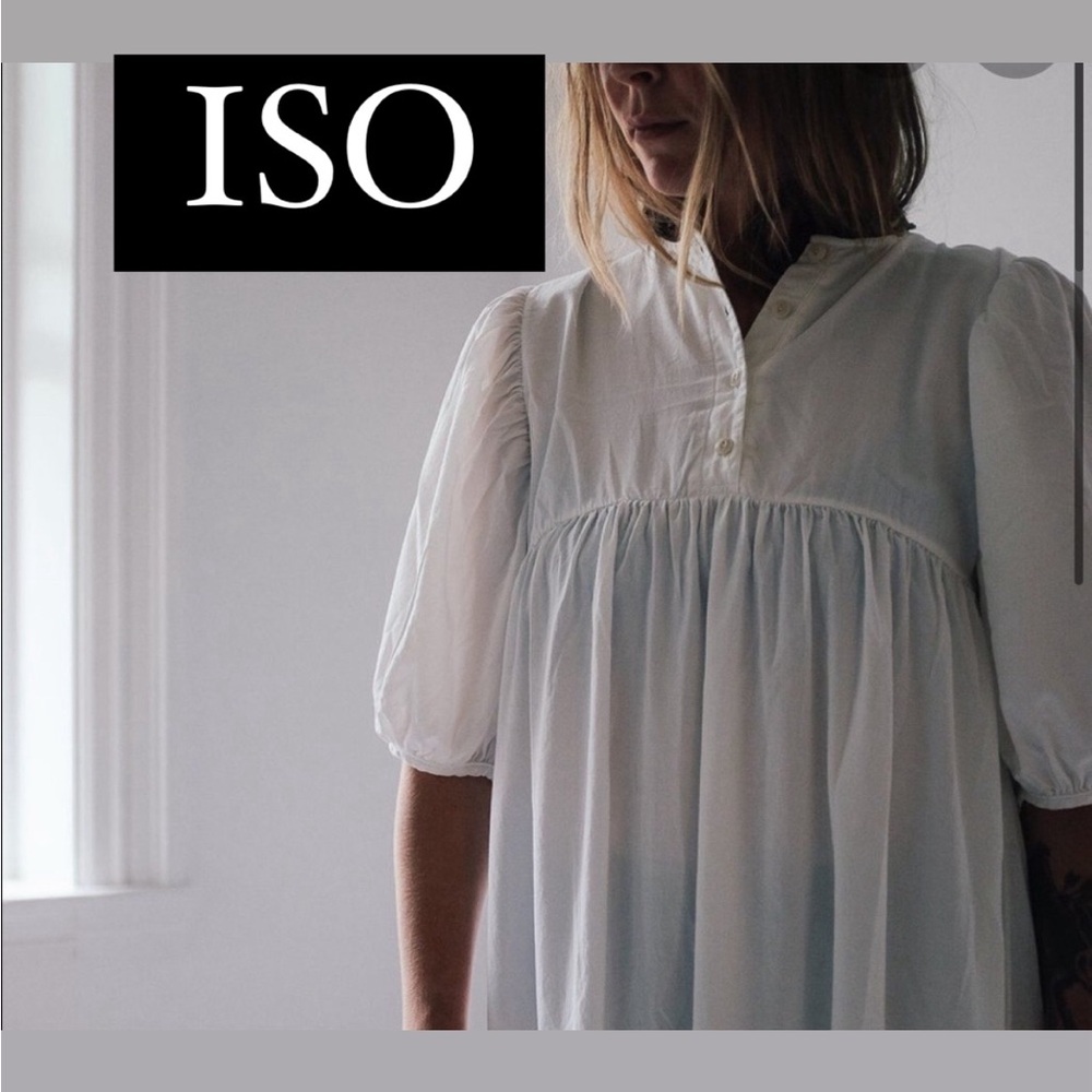 RUDY JUDE DAY BLOUSE ISO!!! OG fabric day blouse open to sizes